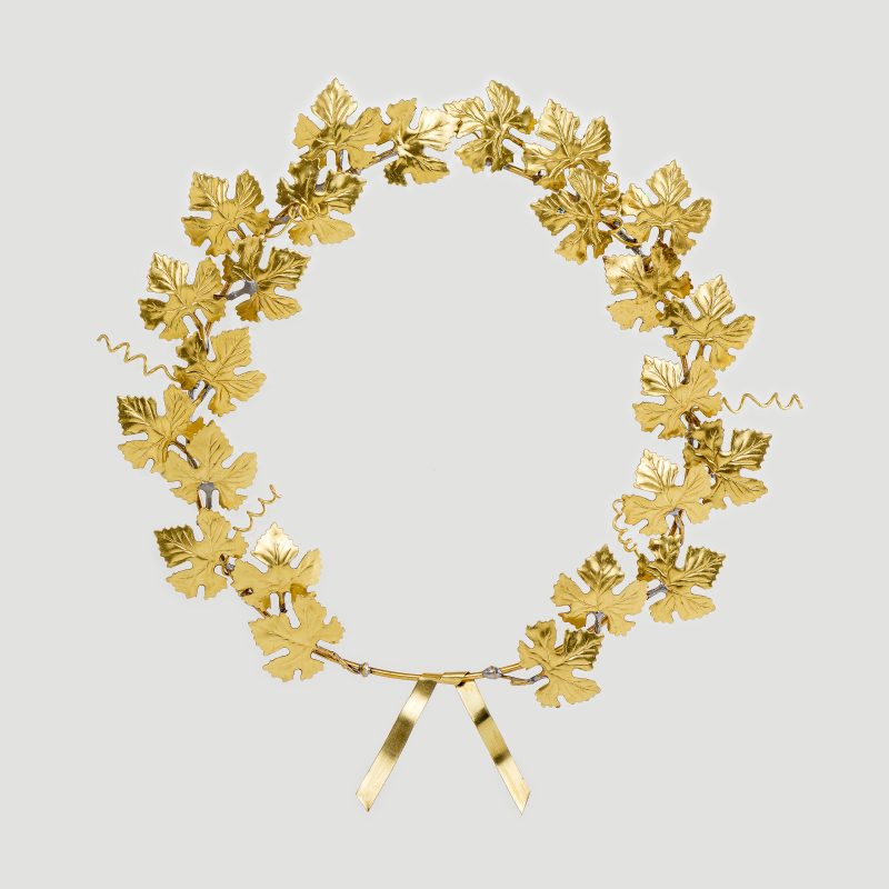 Vine Leaf Wreath Bronze Medium