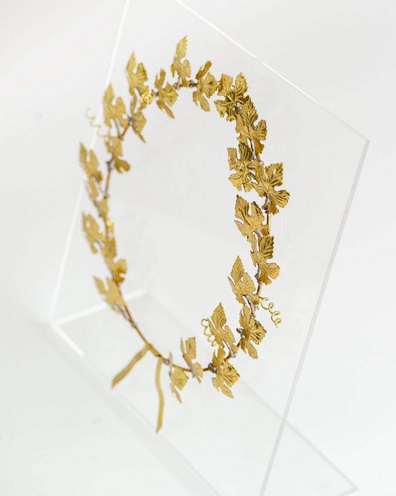 Vine Leaf Wreath Bronze Medium