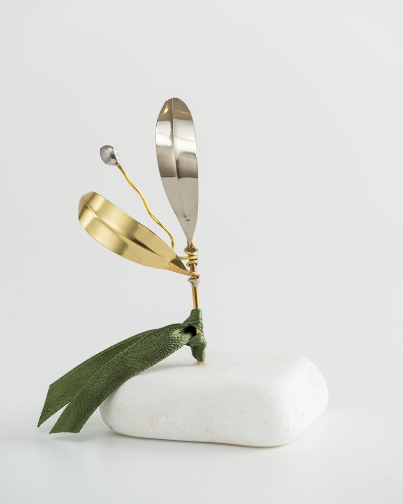 Handmade Olive Branch on Marble