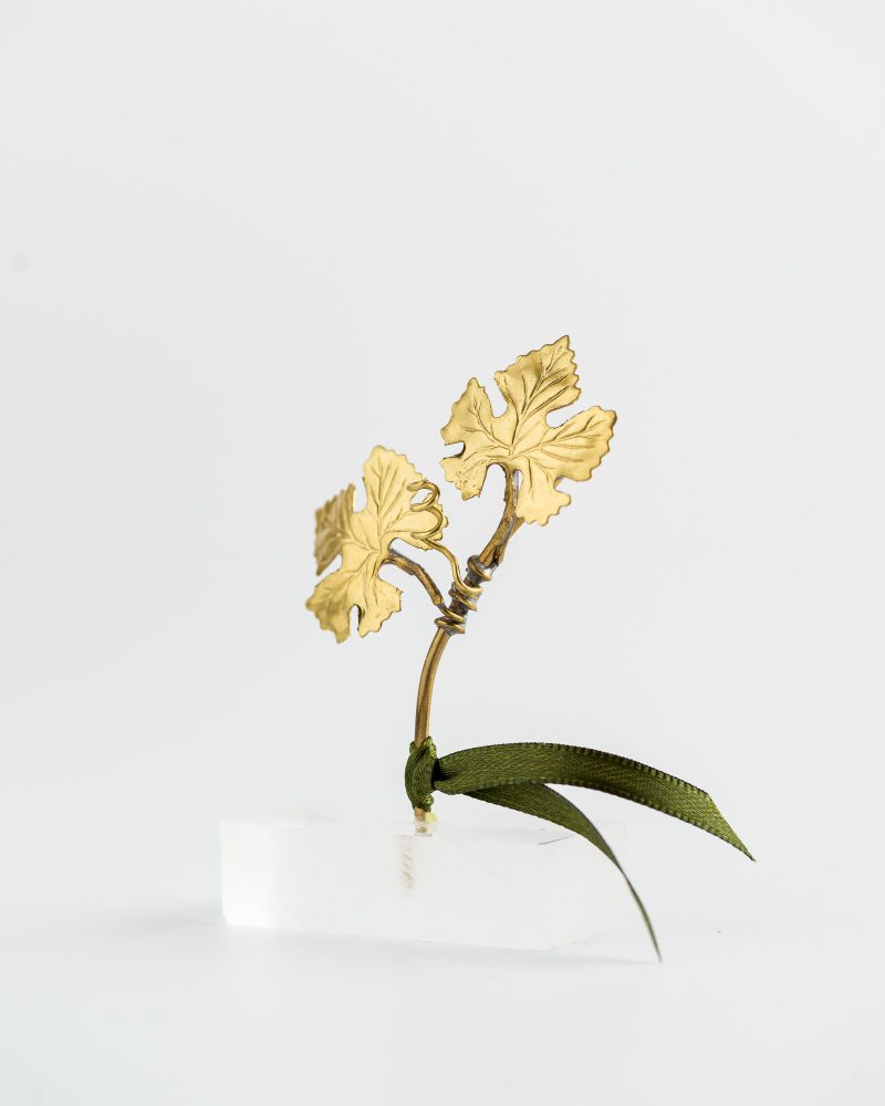 Handmade Vine Leaf Branch on Plexi-Glass